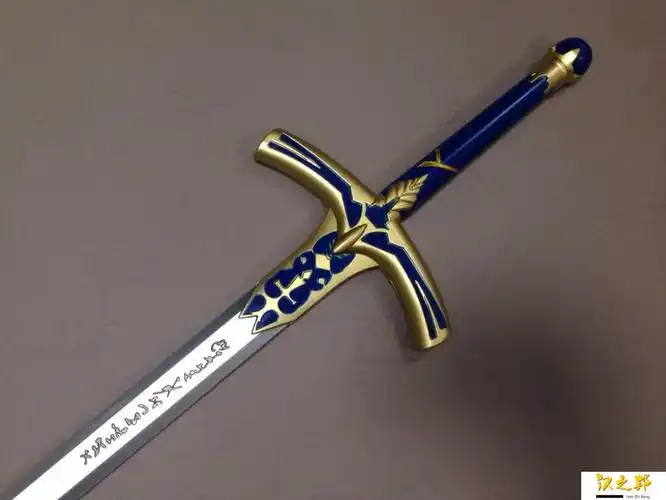咖喱棒 fate saber excalibur 誓约胜利之剑黑化圣剑石中剑咖喱棒cos