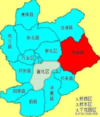 张家口市地小人密的县市是谁