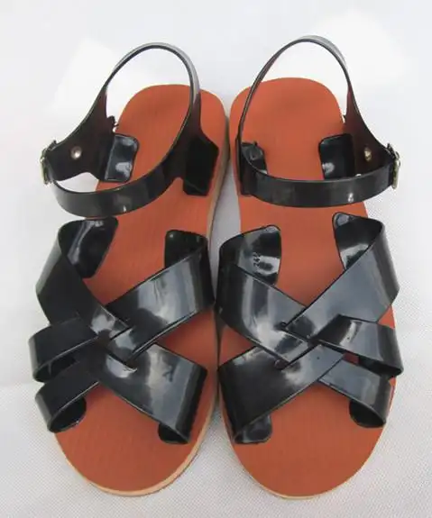 华伦天奴·奥兰迪瑕疵品处理泡沫凉鞋男女夏塑料沙滩鞋老式8090儿时