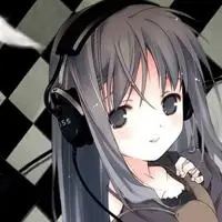 qq头像女生带着耳机听歌动漫爱好音乐的动漫女生戴耳机听歌