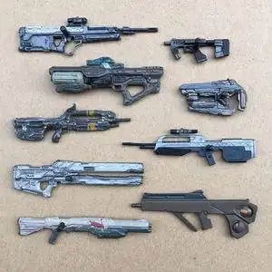 外贸散货 麦克法兰光晕halo光环5士官长巴克洛克凯丽田中武器模型