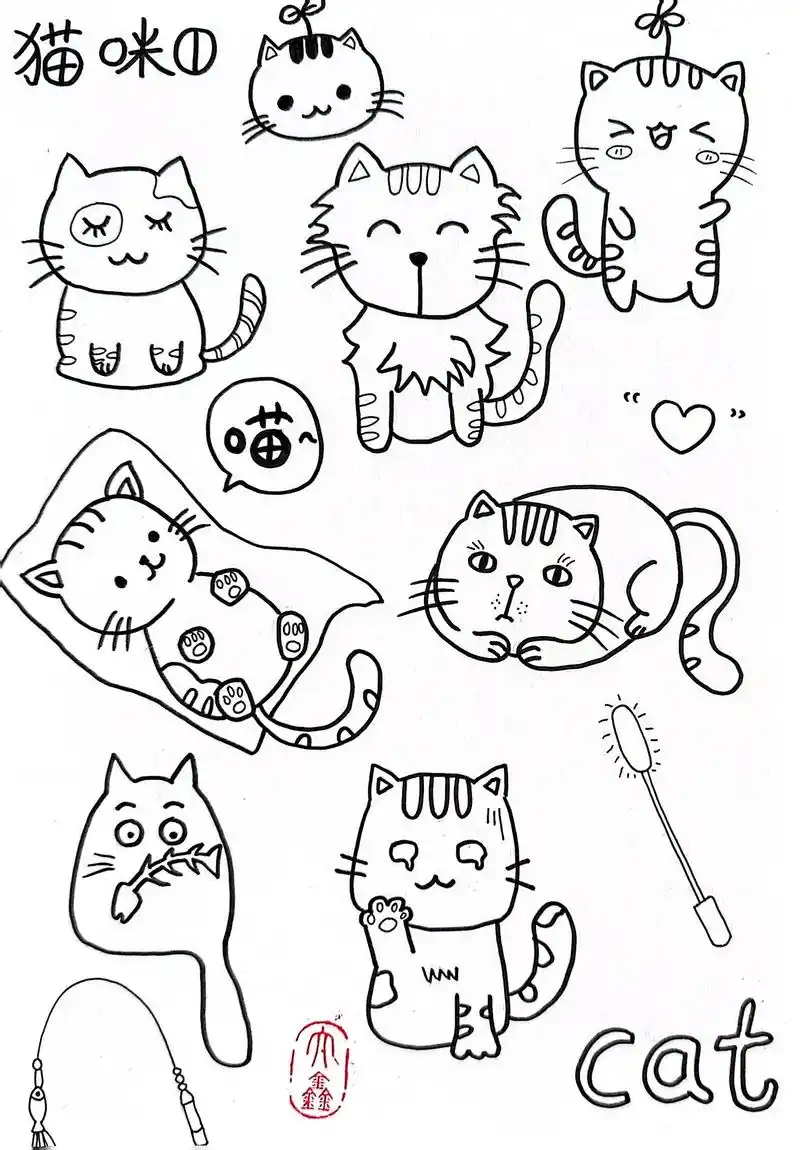 素材:各种各样的小猫咪.