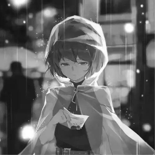 最伤感扎心的头像黑白图片