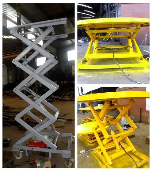 10sm电动液压升降平台移动固定车载剪叉式提升降机小型厂房货梯升降台