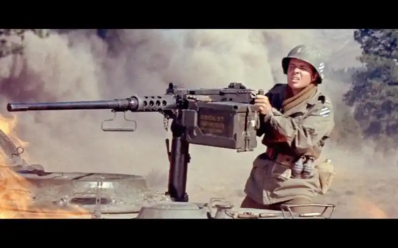 经典二战大片勃朗宁重机枪疯狂扫射德军士兵没看过是你的遗憾