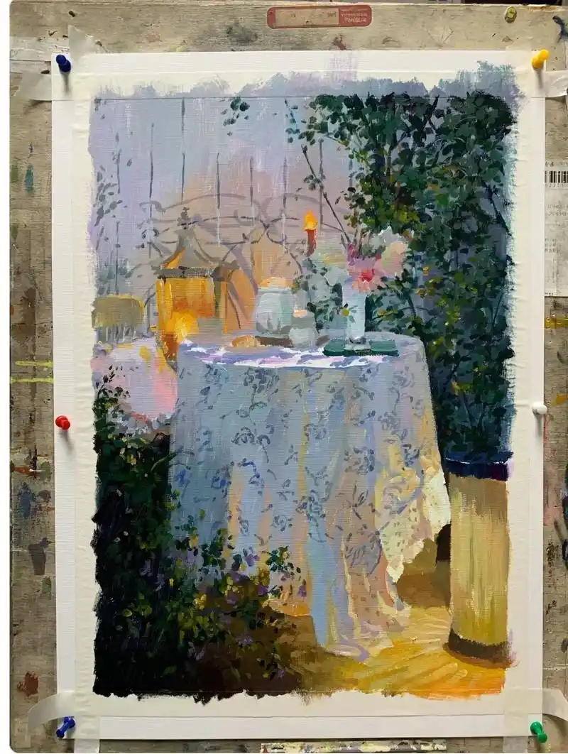 色彩场景.#美术生 #一起学画画 #艺考集训 #美术艺考 - 抖音