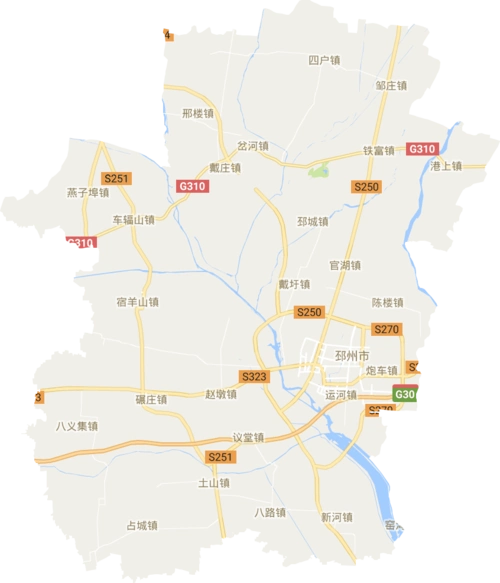 邳州市高清电子地图,邳州市高清谷歌电子地图