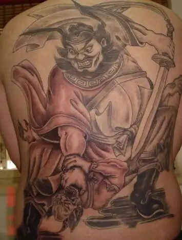 大气个性的满背钟馗刺青 - 纹身秀