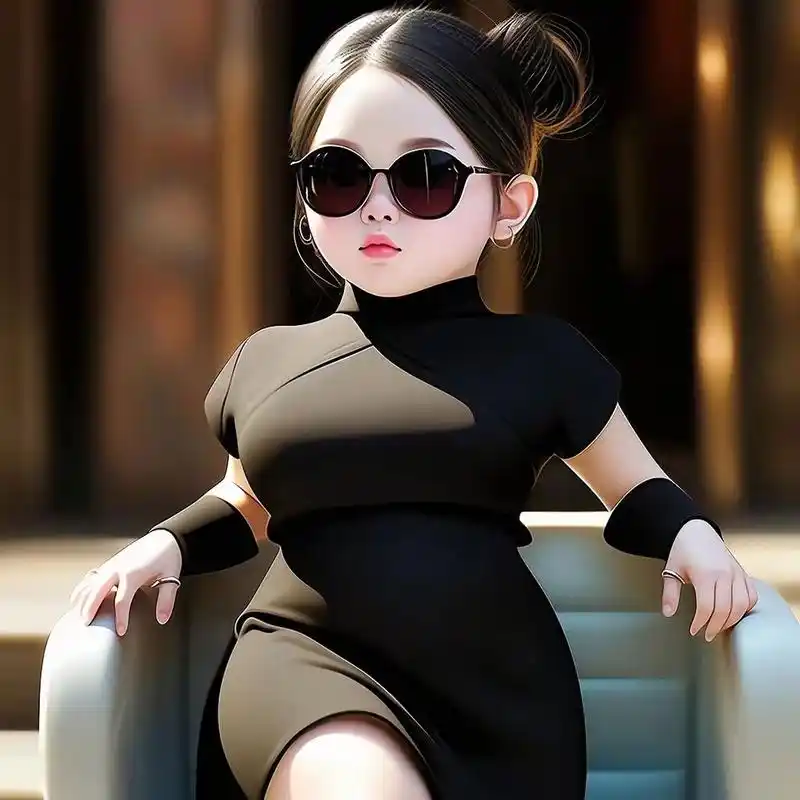 女生头像:御姐范的小胖妞,太可爱了!#头像# #微信头像