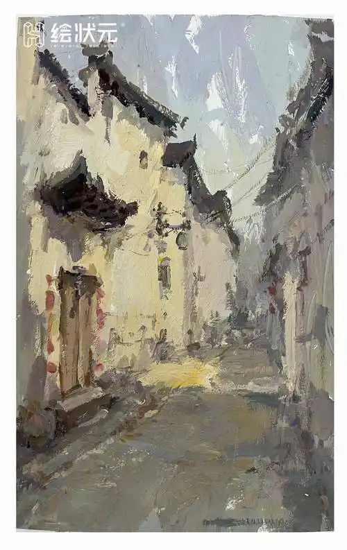 杭州画室江西婺源色彩写生作品欣赏