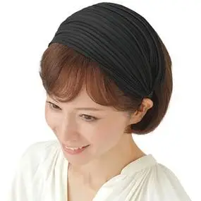 日本宽边遮白发碎发网红洗脸外出防滑压发头饰女头箍发卡夹子发带