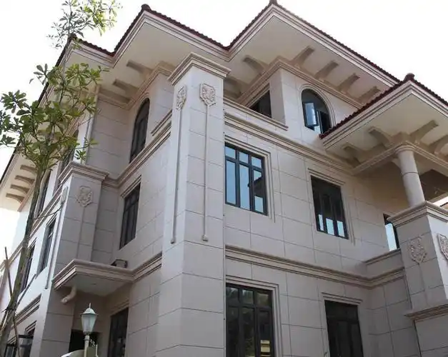 平凉崇信县高档别墅-外墙水包水多彩漆工程_真石漆|水包砂|水包水|仿