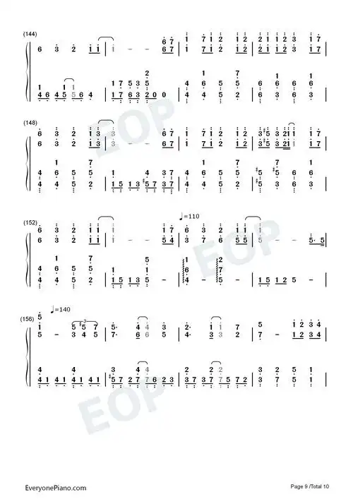 ハルウタ-名侦探柯南 第十一名王牌前锋主题曲双手简谱预览9