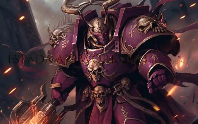 战锤40000系列|帝皇之子·升魔|aicg画集