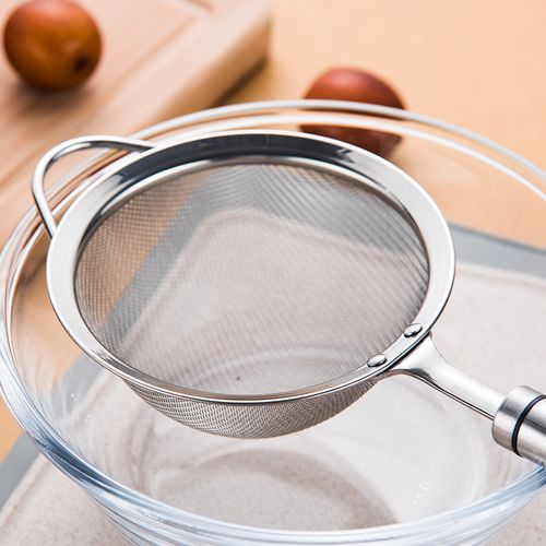 过滤不锈钢漏勺细网豆浆火锅中药果汁筛网勺捞勺漏勺