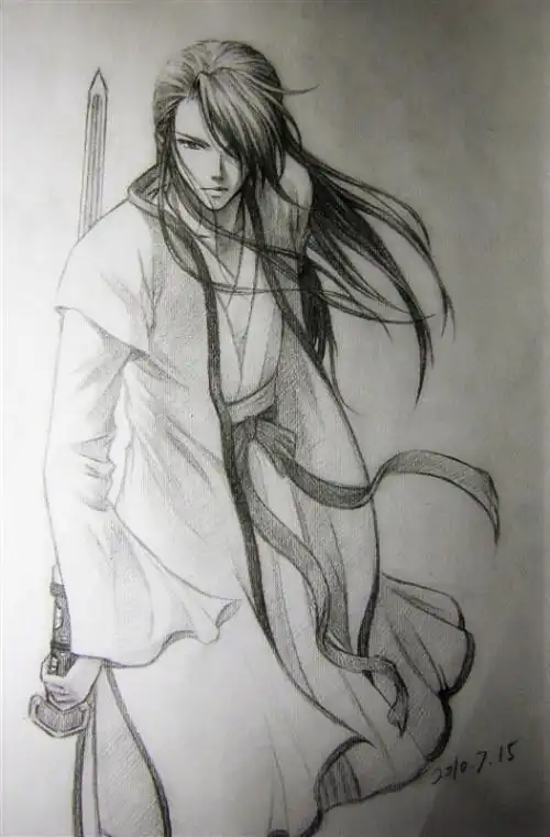 求秦时明月人物素描