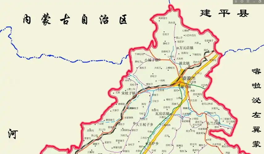 电子版超高清凌源地图新鲜出炉家乡人赶紧收藏起来吧