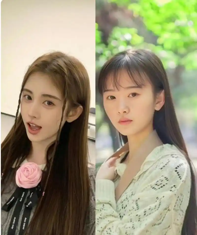 鞠婧祎早期和现在对比,大家觉得变化大吗?#鞠婧祎