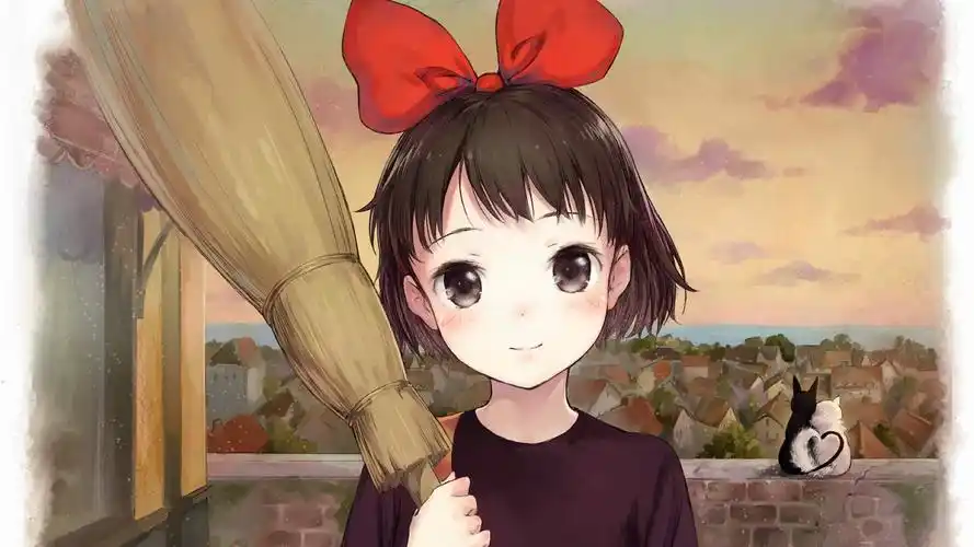 动漫魔女宅急便宫崎骏壁纸