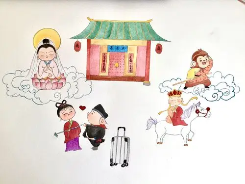 萌系《西游记》|插画|儿童插画|张小妹儿m - 原创作品 - 站酷 (zcool)