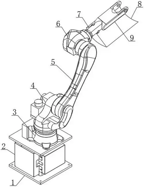 一种注塑机自动供料装置用机械臂