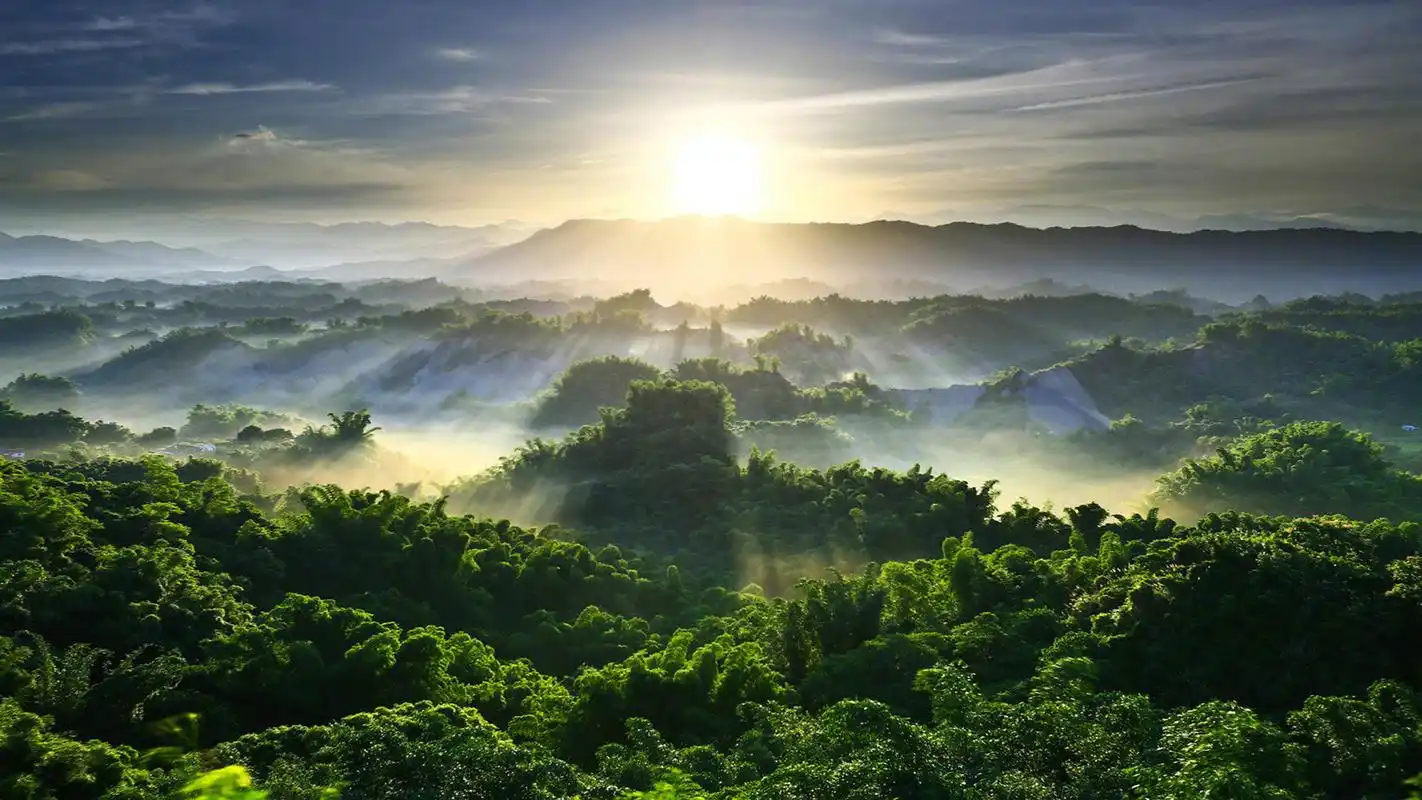 清新唯美日出美景桌面壁纸高清大图预览1920x1080_风景壁纸下载_美桌