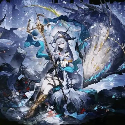 明日方舟#明日方舟浊心斯卡蒂 #立绘因为一场悲剧而痛恨一切,与因为