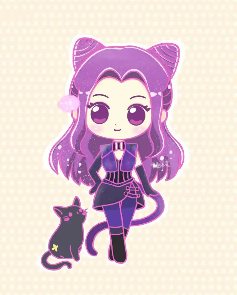 简笔画合集q萌斗罗大陆 小舞 宁荣荣 朱竹清 原创可爱q版斗罗 感谢