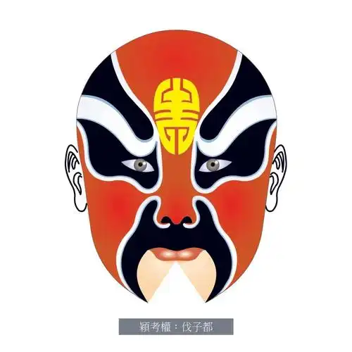 京剧人物脸谱戏曲文化艺术海报相框框墙宿舍客厅现代装饰画