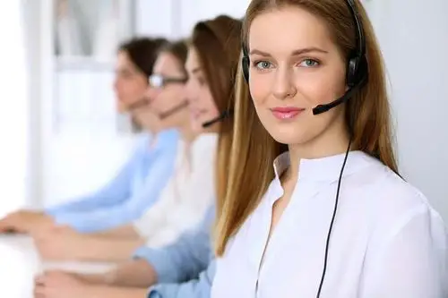 微笑的客服美女人物高清图片 - 素材中国16素材网