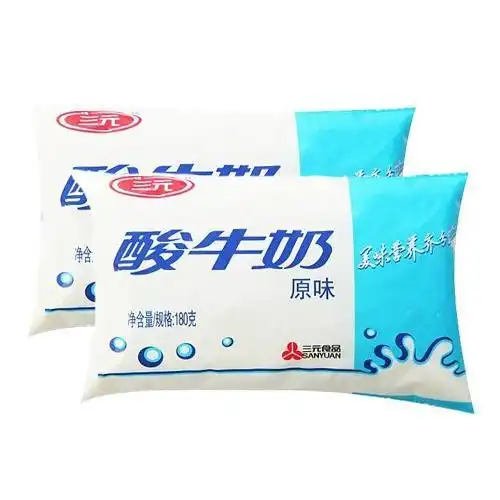 三元酸奶天然袋装酸奶袋装180g2袋装