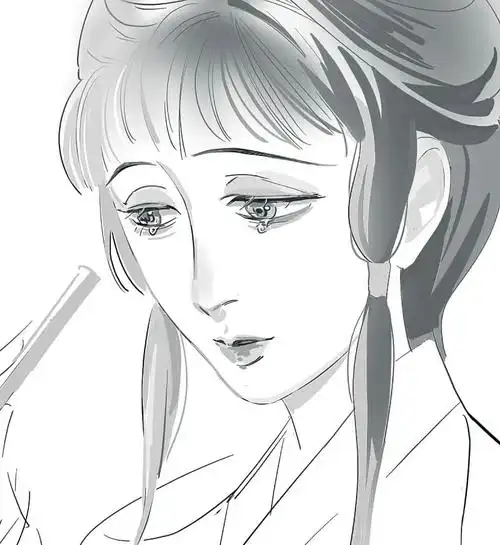 头像打卡(1/30)#红楼梦  #林黛玉  #古风插画  #古风头像