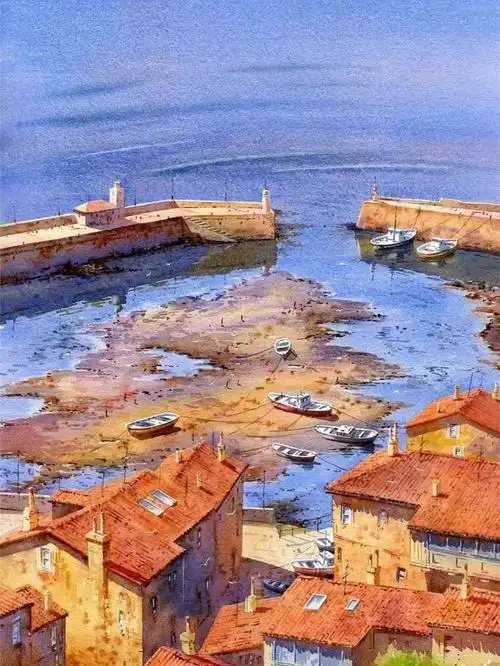 艺术大师作品水彩