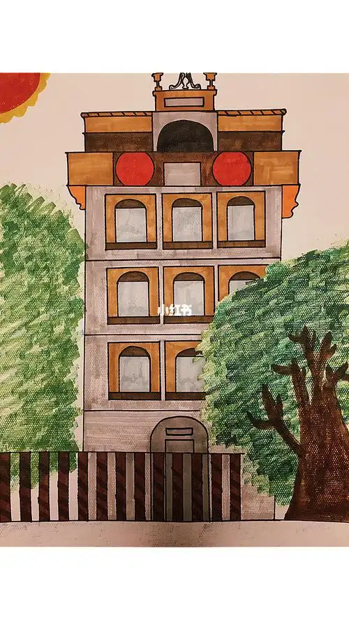 姐姐画的开平碉楼像吗