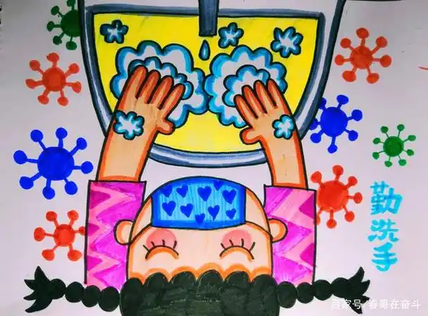 抗击新冠病毒儿童画比赛一等奖