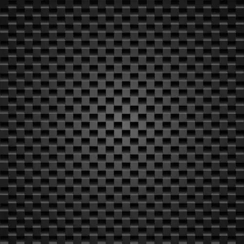 黑色汽车脚垫格子纹理