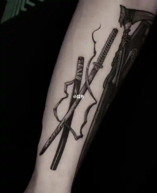 【暗黑 | 武士刀91纹身】