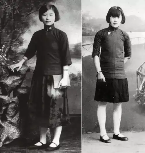 欧洲的时髦在民国袄裙上都能找到