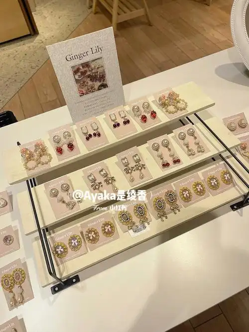 gingerlily法式复古风耳饰