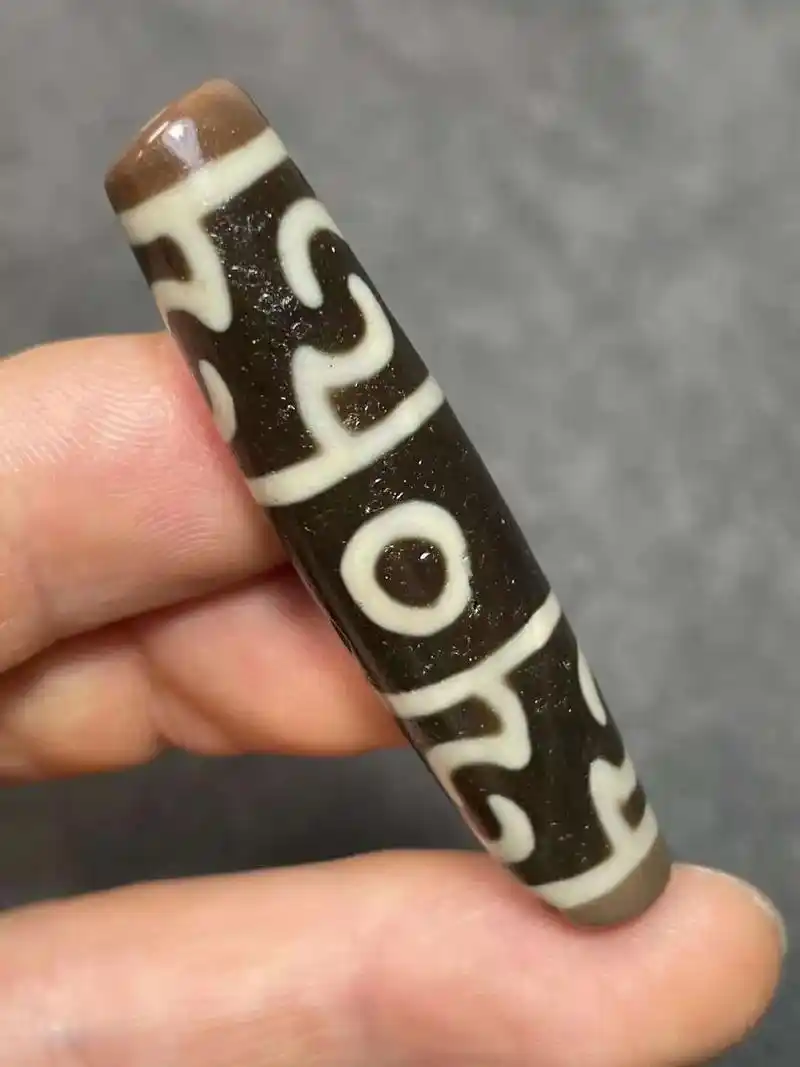 【超顶莲师法器三眼天珠】尺寸:54*12.【超顶莲师法器三眼 - 抖音