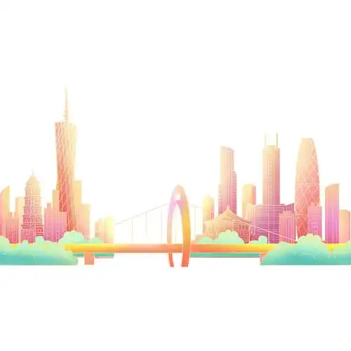 卡通城市建筑高楼元素gif动态图建筑元素[gif]