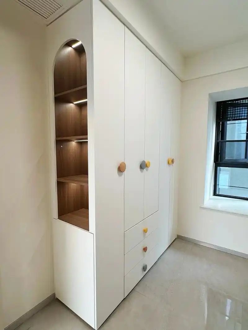 8平米儿童房衣柜(附图纸)真是羡慕我的女儿,从小就有这么温馨 - 抖音