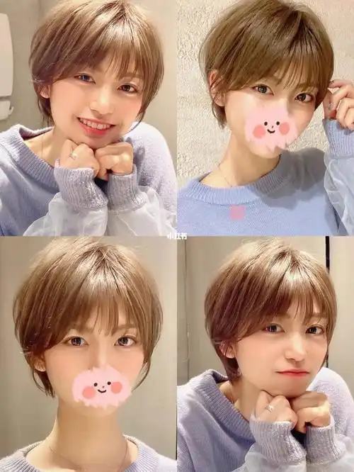 元气满满的甜美初恋短发特别修饰脸型