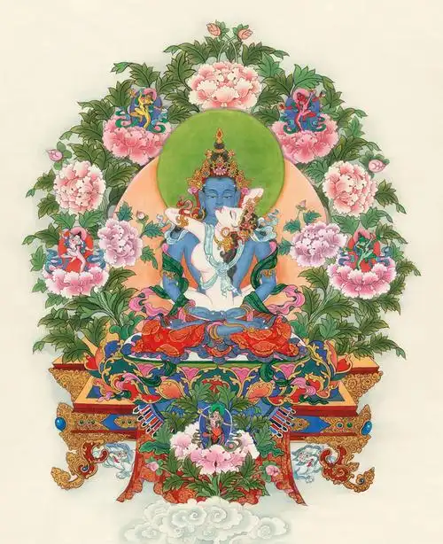 普贤王如来四臂观音(马赛克)本课程不需要艺术基础,适合对艺术感兴趣