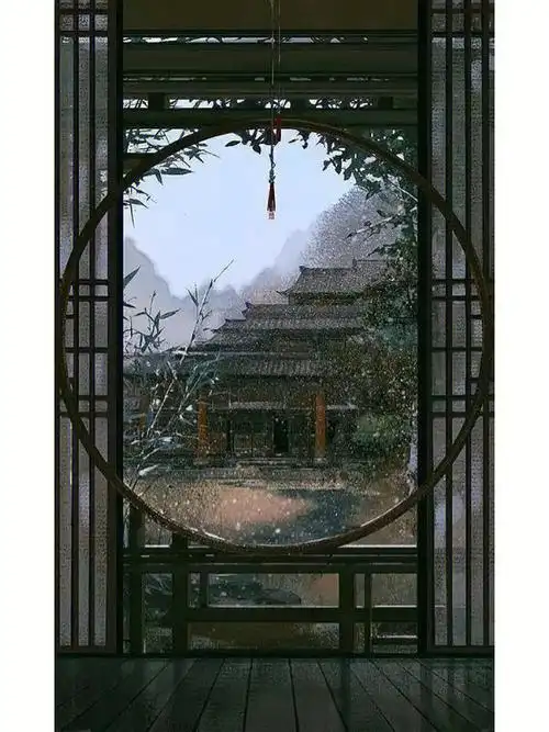 浓重的古风色彩,如行云流水绕素笺.