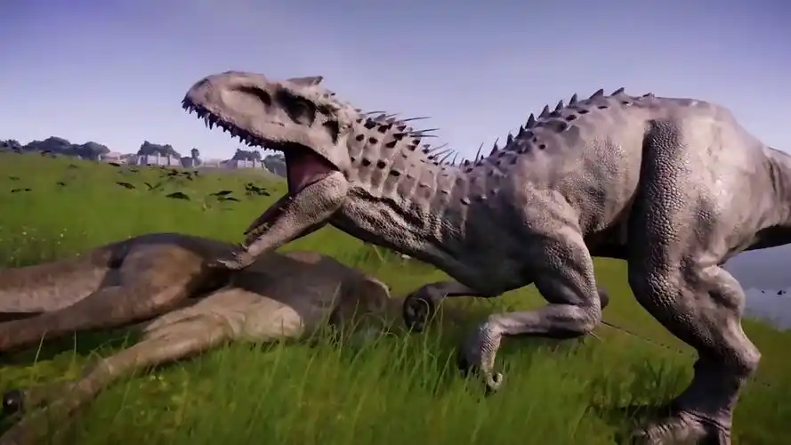 暴龙 vs 狂暴龙~(侏罗纪世界:进化)