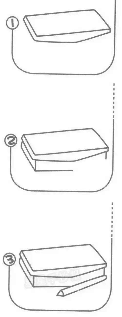 文具盒简笔画文具盒简笔画