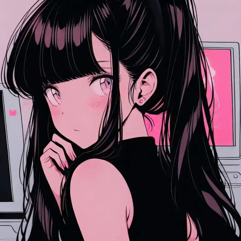 这么可爱的头像你不换吗91旧漫高马尾头像 #动漫女头 #旧漫 - 抖音