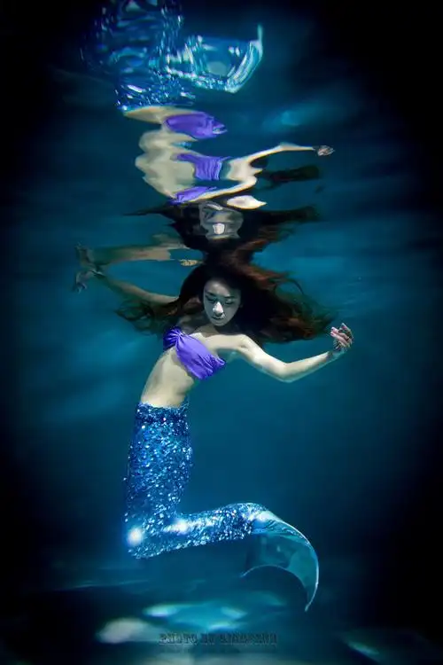 水中花(2)美人鱼【水下摄影】