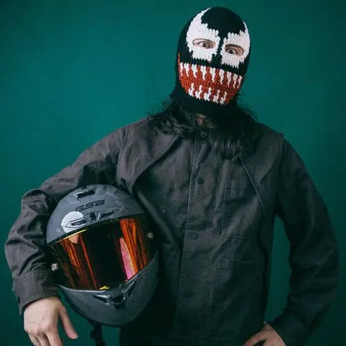 毒液头套毛线针织秋冬保暖搞笑恶搞帽子